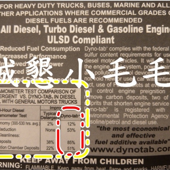 【大車專用卡】【當天出貨】【12顆/每顆100L】【誠字標籤】【8大保證】【Dyno Tab dynotab】-細節圖5