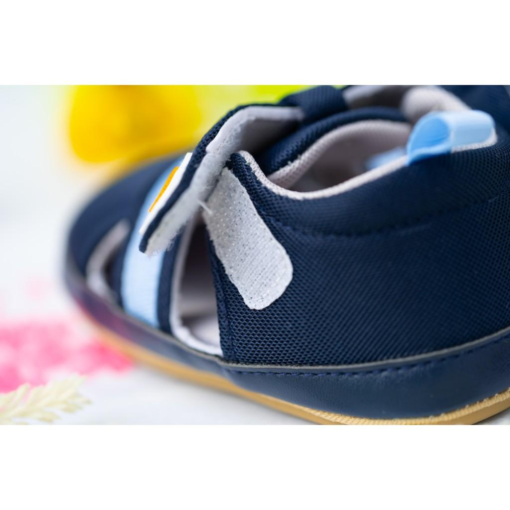 【anne＇s baby house】【NikoKids】軟Q底學步鞋(SG587)藍織帶涼鞋【柔軟舒適室內室外皆宜】-細節圖7