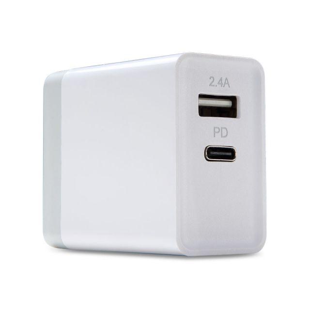 DE019 USB-C USB-A 30W雙孔PD快充充電器 支援iphone快充-細節圖3