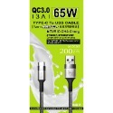 [AKKAD] 65W Type-C 全兼容 充電傳輸線 QC快充線-規格圖4