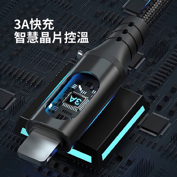 HOLiC TC018 TYPE-C to C 數位顯示 充電傳輸線 PD60W 100CM-細節圖4