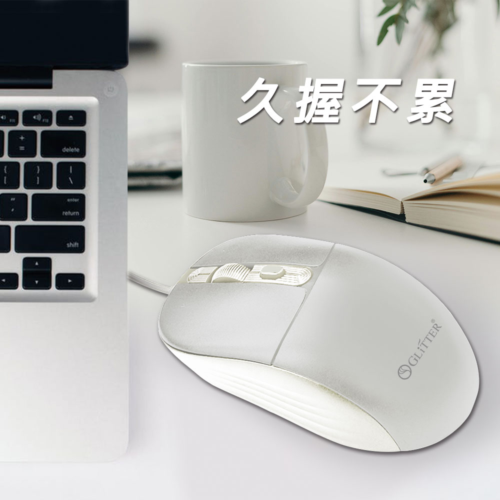 AKKAD｜GT-855 USB有線光學滑鼠 3段DPI-細節圖3