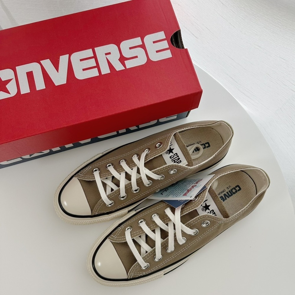 (棄單認購) 日本限定 Converse US 直營店限定款 水洗感 低筒帆布鞋-細節圖4