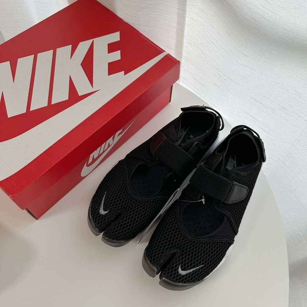 (現貨出清) Nike air rift 忍者鞋 黑色 (大人款)-細節圖5