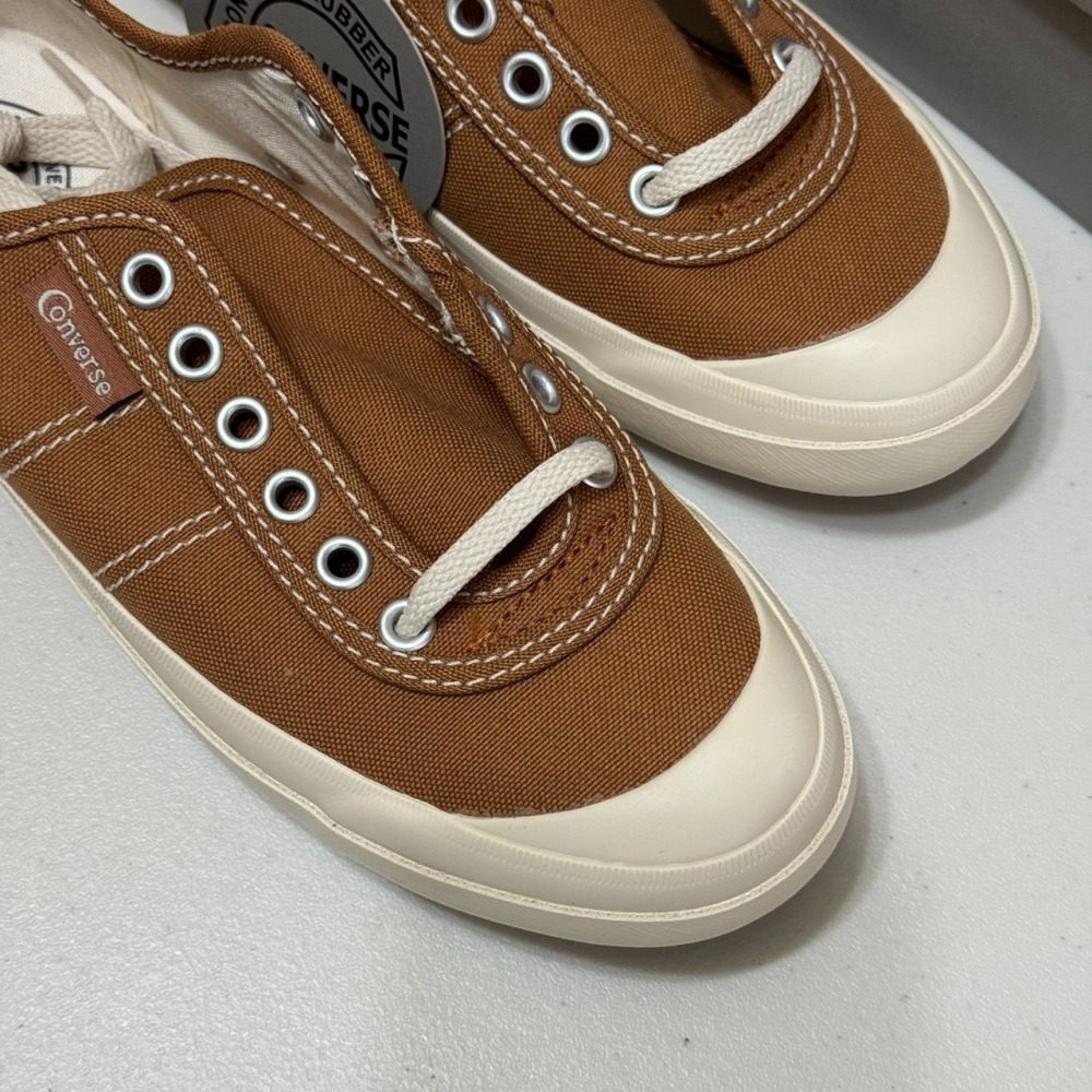 (小瑕疵出清) 日本限定 Converse Big C Line 可愛圓頭帆布鞋 尺寸23.5 (NO.05)-細節圖4