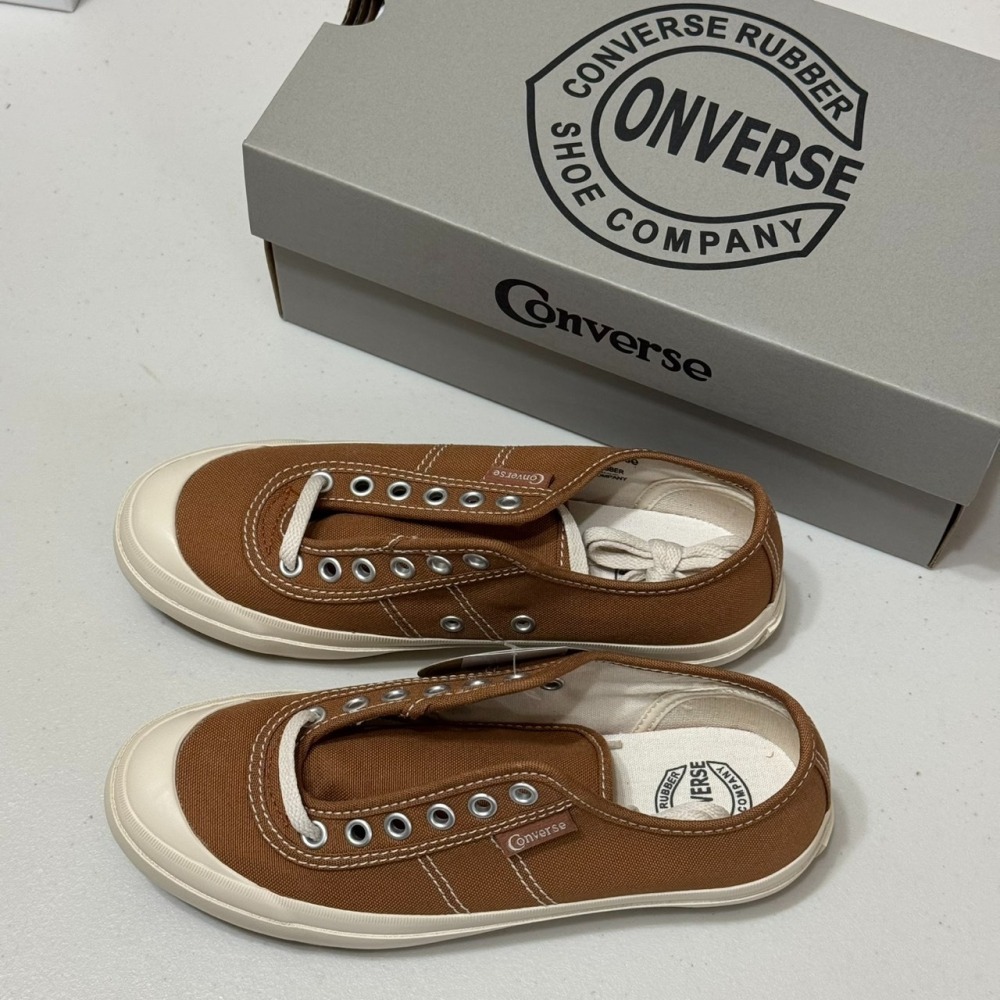 (小瑕疵出清) 日本限定 Converse Big C Line 可愛圓頭帆布鞋 尺寸23.5 (NO.05)-細節圖6