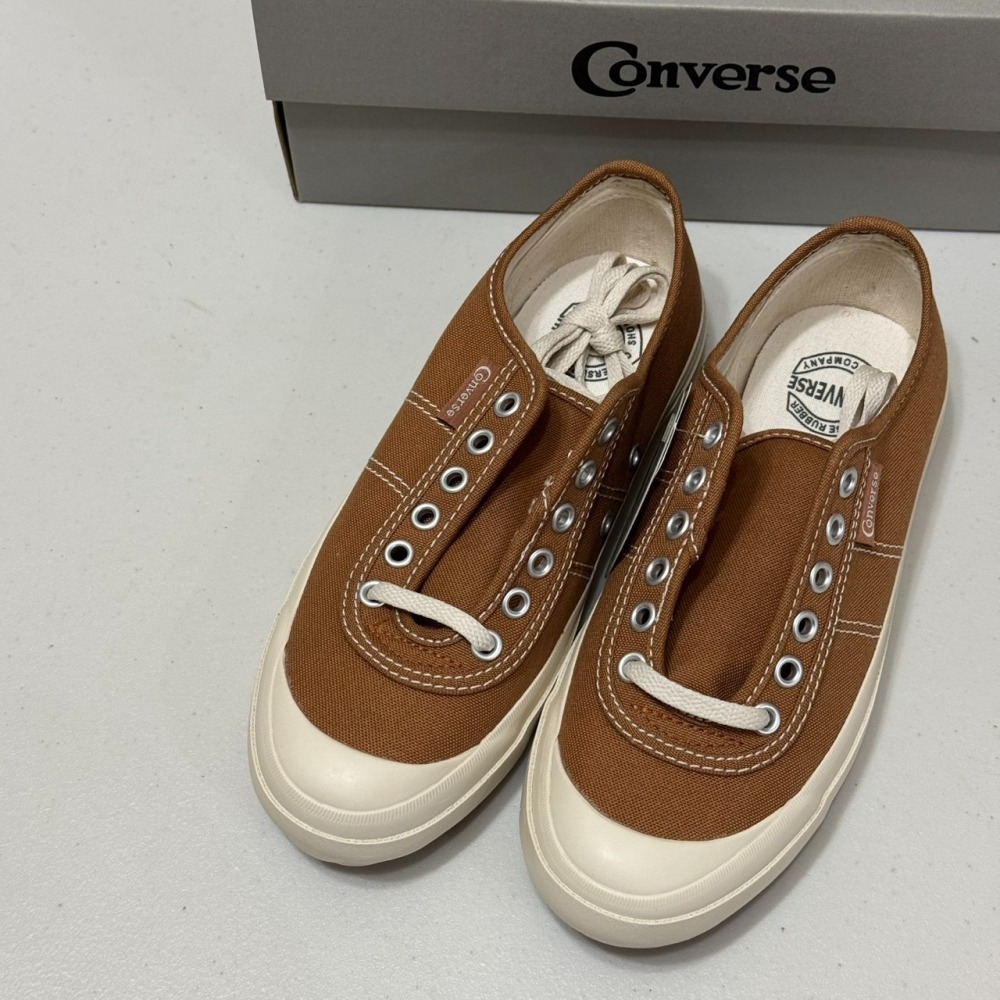 (小瑕疵出清) 日本限定 Converse Big C Line 可愛圓頭帆布鞋 尺寸23.5 (NO.05)-細節圖7