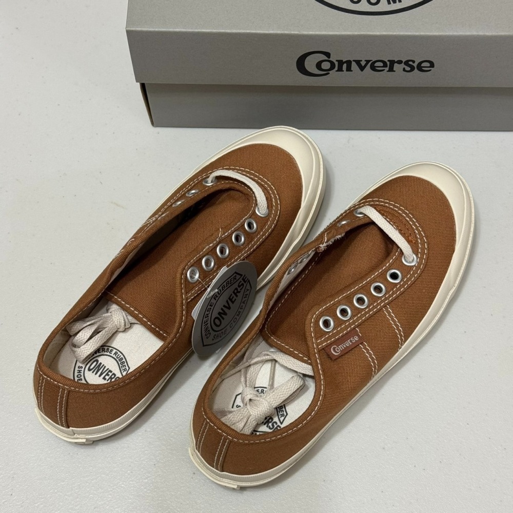 (小瑕疵出清) 日本限定 Converse Big C Line 可愛圓頭帆布鞋 尺寸23.5 (NO.05)-細節圖8