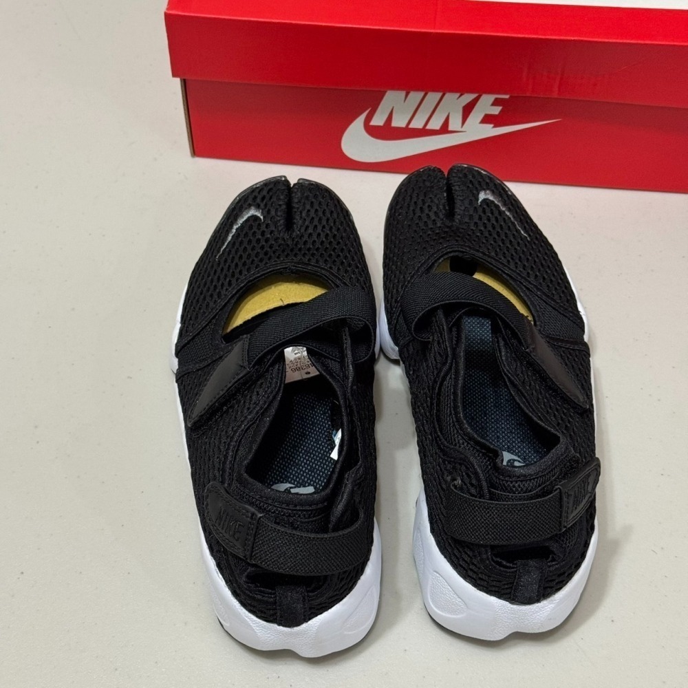 (小瑕疵出清) Nike air rift 忍者鞋 黑色 尺寸24.5 (NO.J)-細節圖4