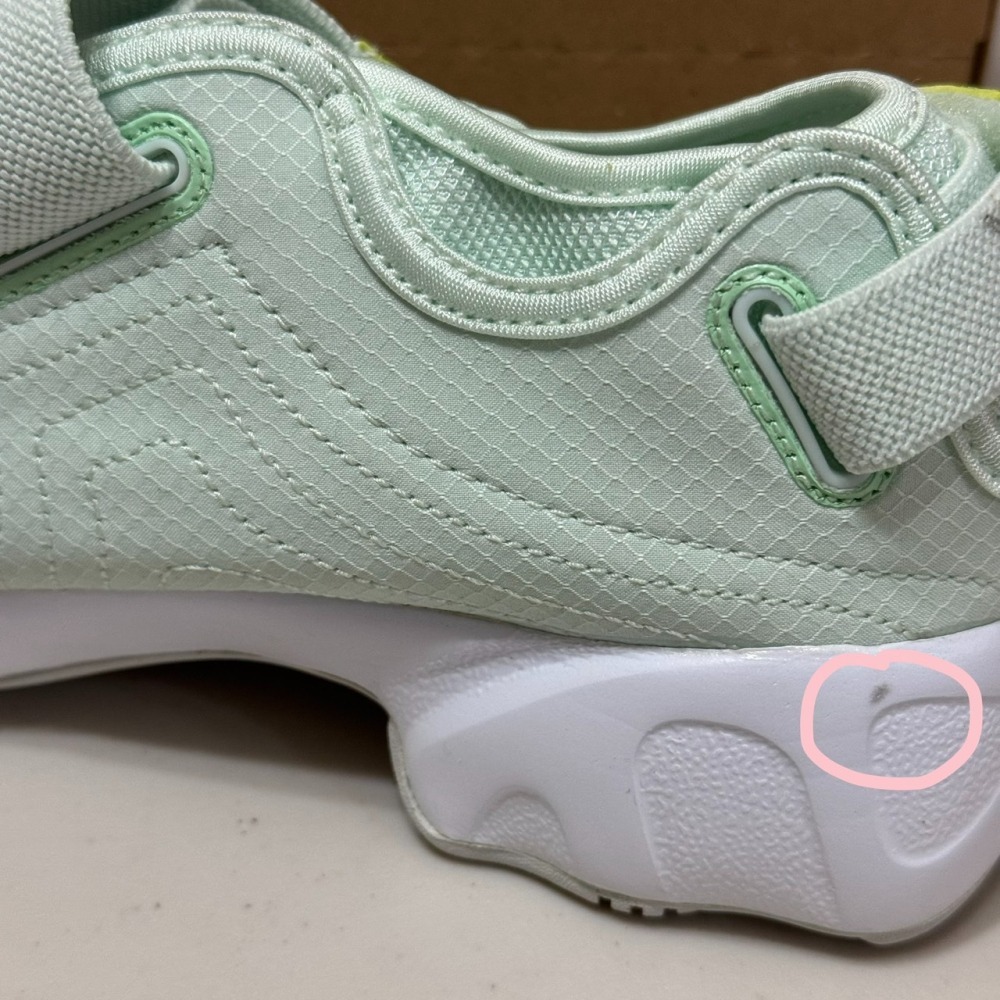 (小瑕疵出清) Nike air rift 忍者鞋 馬卡龍色  尺寸24.5 (NO.K)-細節圖2