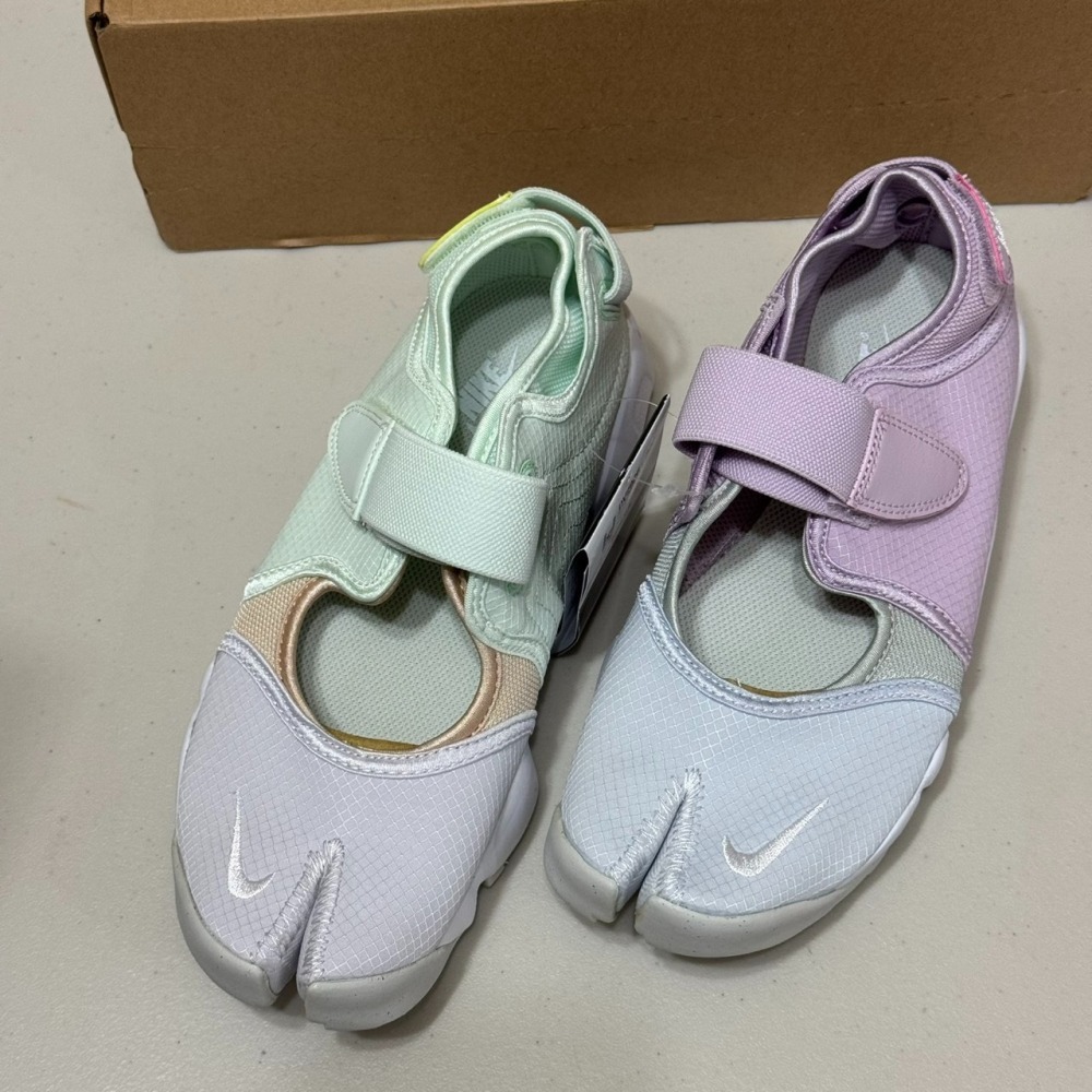 (小瑕疵出清) Nike air rift 忍者鞋 馬卡龍色  尺寸24.5 (NO.K)-細節圖5