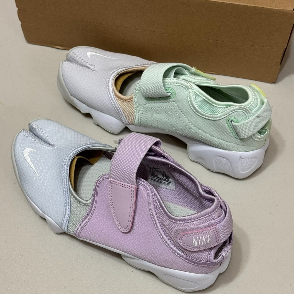 (小瑕疵出清) Nike air rift 忍者鞋 馬卡龍色  尺寸24.5 (NO.K)-細節圖6