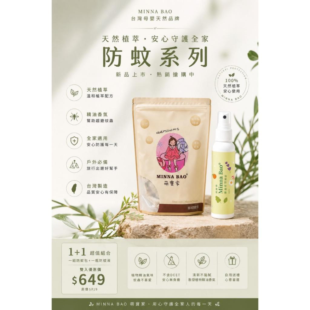 ｜新品上市｜🌿天然植萃系列🌿．萌寶家植萃噴霧60ml｜草本香氛噴霧｜戶外活動必備｜全家適用-細節圖2