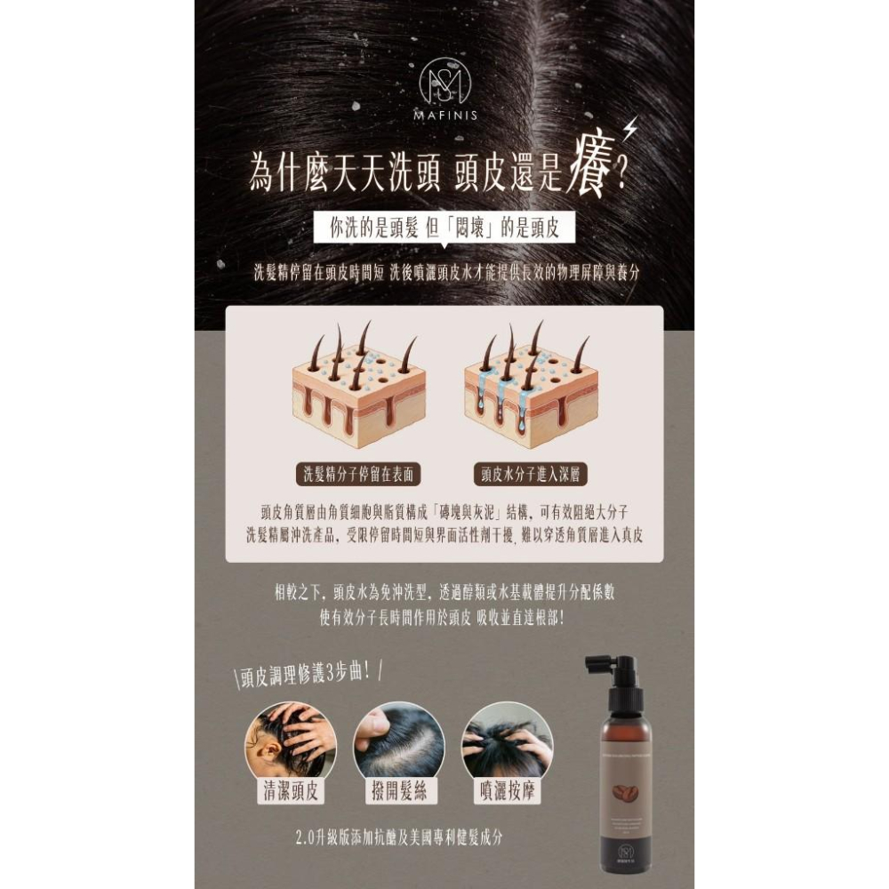 買3送1🧸24h出貨🚚現貨供應🎊韓麗姬-新版KF頭皮水120ml-決頭臭頭皮問題🎊-細節圖9