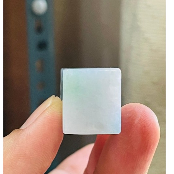 天然A貨緬甸玉 冰潤飄花手工雕招財貔貅翡翠印章/方印/私章 扎實底妝 清爽飄花 圓滾福氣貔貅-細節圖9