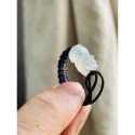 天然A貨緬甸玉 冰種白冰純色小貔貅翡翠玉戒 起光感完全透繩冰度 指圍可量身訂製-規格圖10