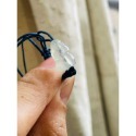 天然A貨緬甸玉 冰種白冰純色小貔貅翡翠玉戒 起光感完全透繩冰度 指圍可量身訂製-規格圖10