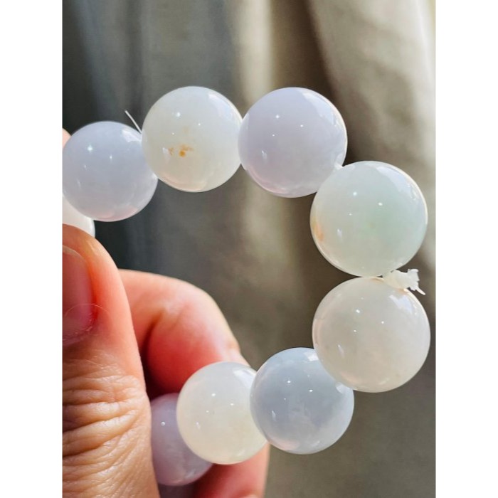 天然A貨緬甸玉 芙蓉種 膠潤粉春彩帶金13mm圓珠翡翠手串/手鍊16cm 老形膠珠 粉嫩紫綠顆顆色滿 帶灑金 附台証-細節圖5