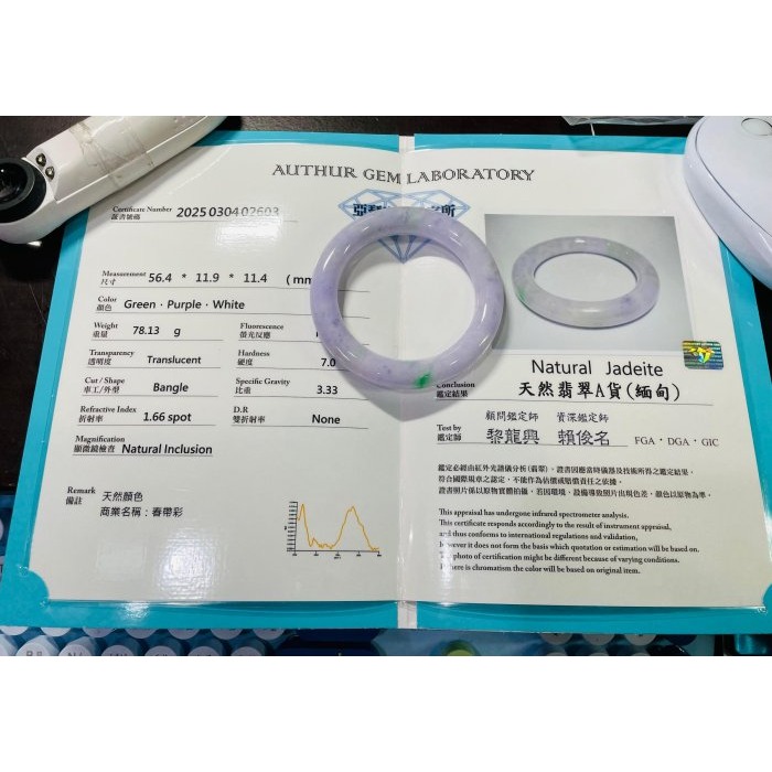 天然A貨緬甸玉 冰潤夢幻紫帶陽綠粗條翡翠圓骨鐲56.2 18.5圍 滿紅紫底色 辣陽綠點綴 12咪粗骨完美度98% 附台-細節圖11