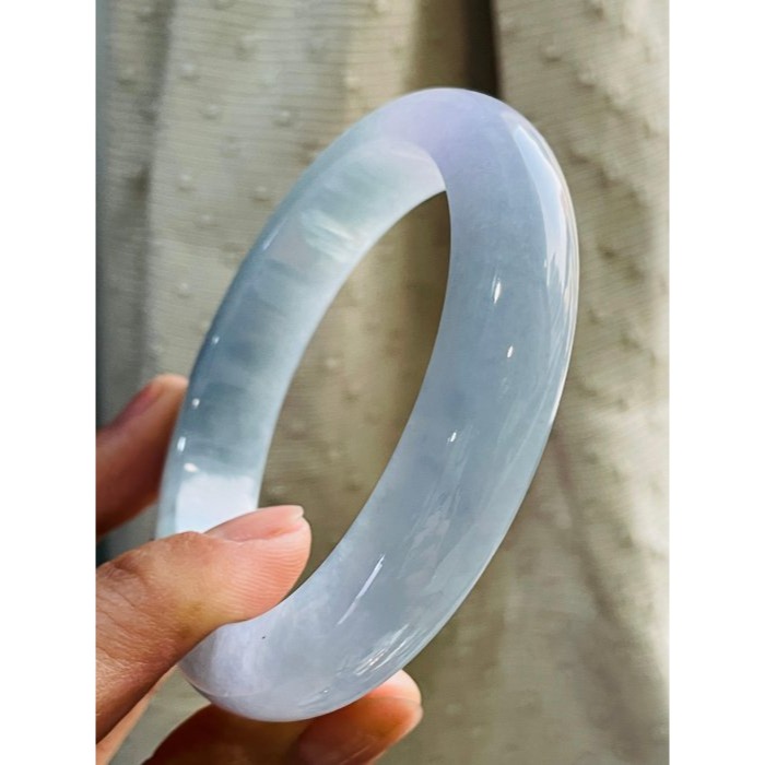 天然A貨緬甸玉 冰藍紫俏紅紫翡翠平安鐲56 18.5圍 起冰濃郁藍紫俏紅紫 整圈滿色 完美度99% 附台証-細節圖5