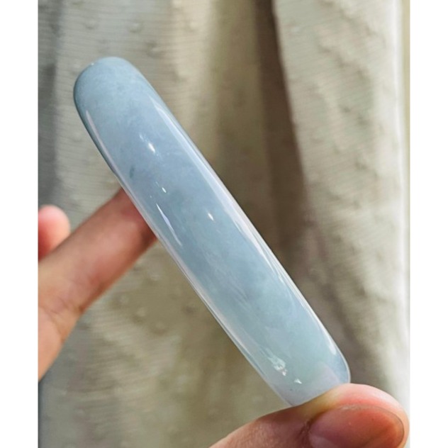 天然A貨緬甸玉 冰藍紫俏紅紫翡翠平安鐲56 18.5圍 起冰濃郁藍紫俏紅紫 整圈滿色 完美度99% 附台証-細節圖6