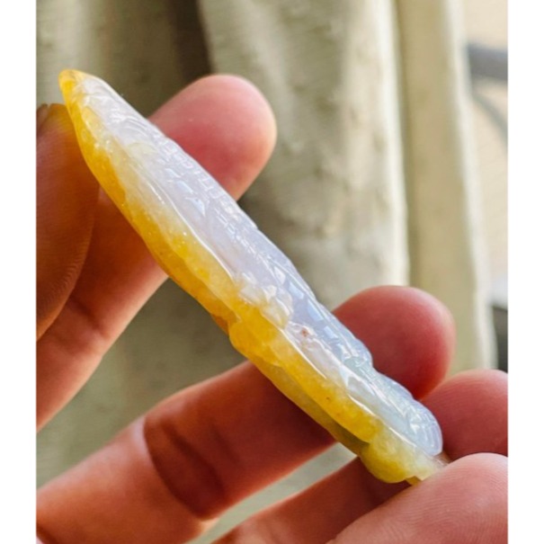 天然A貨緬甸玉 老坑油黃三彩雙面俏雕琴瑟和鳴翡翠龍鳳牌 成色飽和油亮冰黃巧鳳凰 冰紫俏綠巧神龍-細節圖6