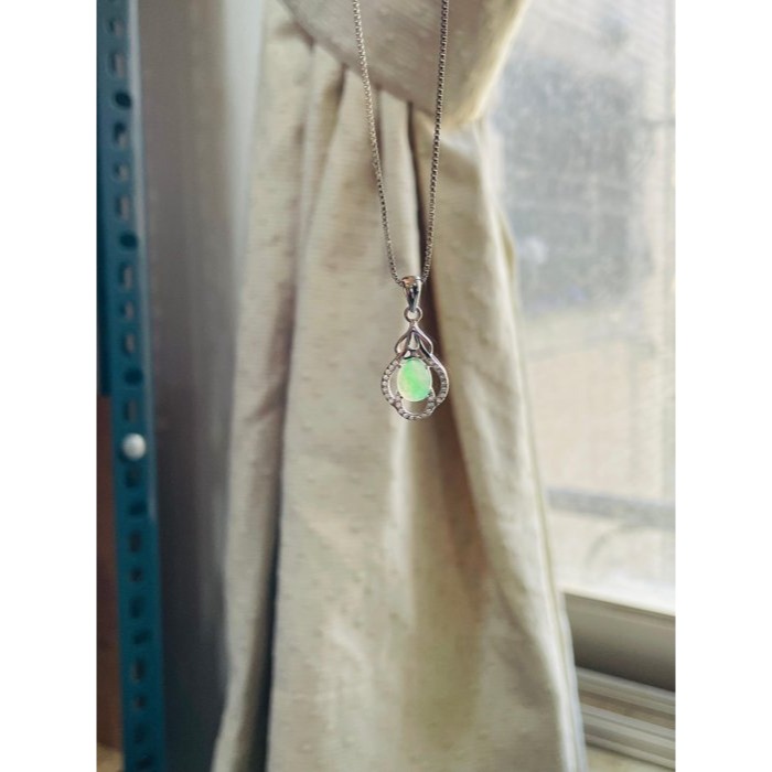 天然A貨緬甸玉 冰金絲綠蛋面翡翠玉墜 起冰滿綠底色 金絲陽綠色辣又粗 圓潤飽滿 無封底-細節圖8