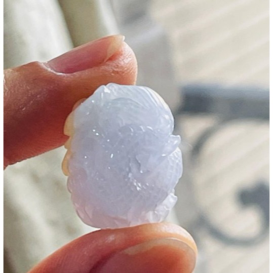 天然A貨緬甸玉 冰種白冰俏金360度環繞滿雕鴻運當頭一條龍翡翠大龍珠/頂珠 純冰晶瑩剔透 一抹冰黃畫龍點睛 霸氣16咪冰-細節圖7