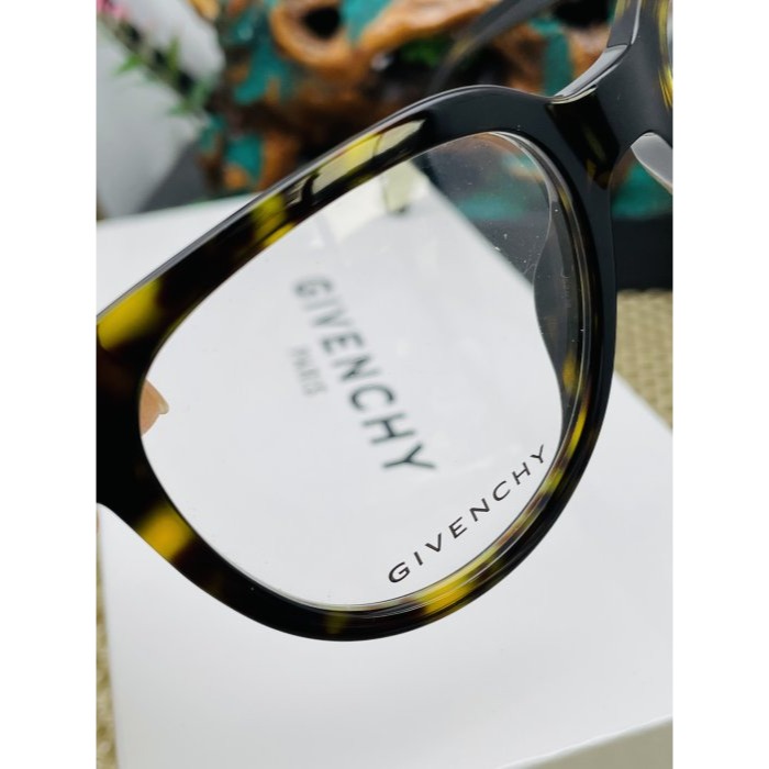 全新正品~GIVENCHY 紀梵希HAVANA平光鏡框/眼鏡 深咖色 全配 哈瓦那 文青款-細節圖6