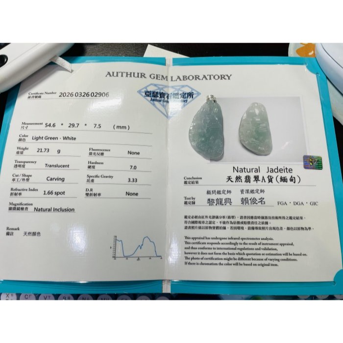 天然A貨緬甸玉 老坑晴藍手工雕仙山瓊閣翡翠山水牌 冰瑪瑙底庄 勻稱冰藍滿色 起光感透字影 附台証-細節圖11