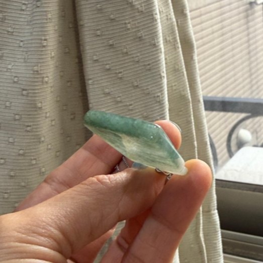 天然A貨緬甸玉 冰膠老油青無事牌翡翠玉墜 底庄冰膠 帶色有厚度透手影 大小易配戴-細節圖6