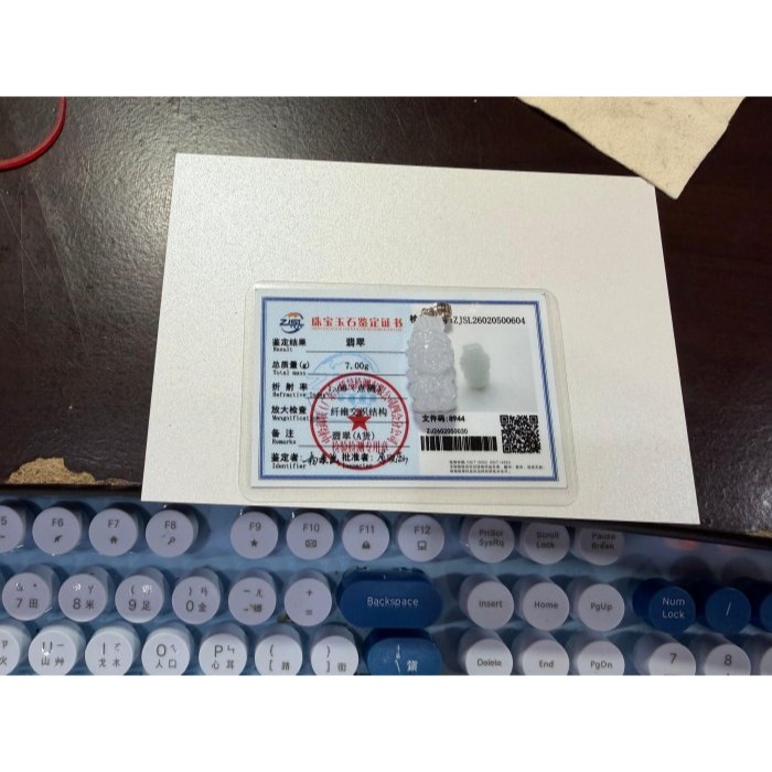 天然A貨緬甸玉 白冰純色全立體Q版如意媽祖/天上聖母翡翠玉墜 乾淨冰冰底妝 法相圓嘟可愛 輕巧易配戴-細節圖11