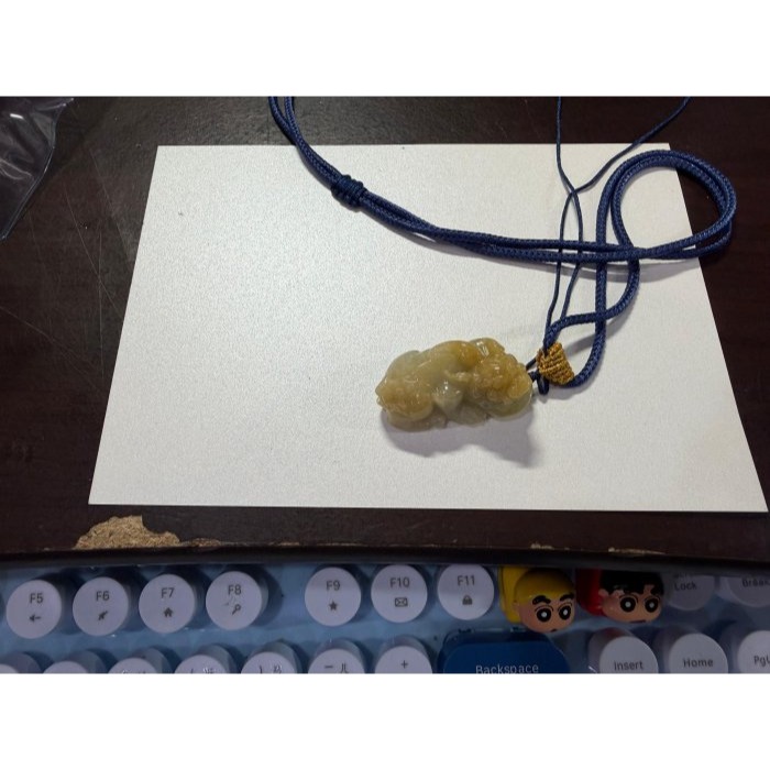 天然A貨緬甸玉 冰潤油黃漸變手工巧雕黃金貔貅翡翠玉墜 油亮光澤 起冰黃霧俏雕貔貅首 鴻運當頭-細節圖11