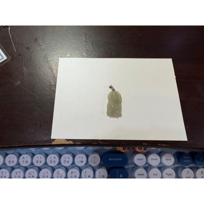 天然A貨緬甸玉 冰梨黃滿色財神翡翠玉墜 有厚度肚圓澎有財 法像和藹 色勻稱冰透光 配戴無壓力大小-細節圖11