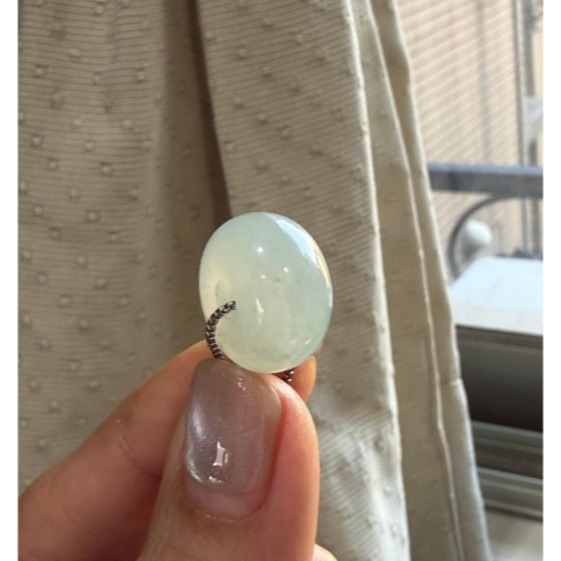 天然A貨緬甸玉 冰種老形膠珠平安扣翡翠玉墜 起光感冰膠底妝 淺晴綠底色 9.6咪飽胖甜甜圈-細節圖4