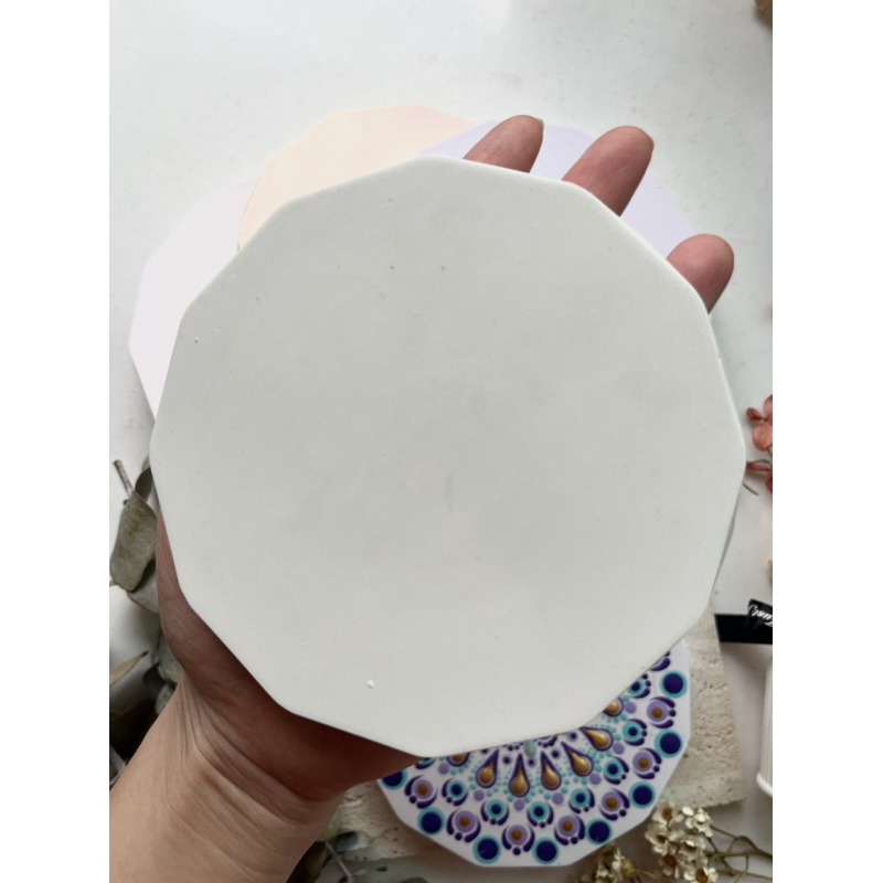 圓形白石膏素胚  12cm-細節圖3