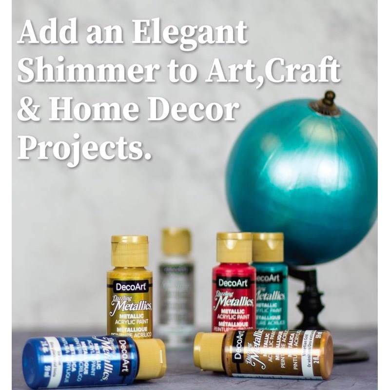 DecoArt 金屬色18/24色顏料組-細節圖3