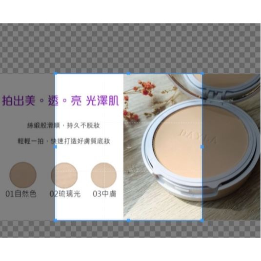 [世紀生活廣場] DAYLA 黛樂 零妝感CC透亮粉餅(15g) (有琉璃光，自然色 ， 中膚色3種)-細節圖3