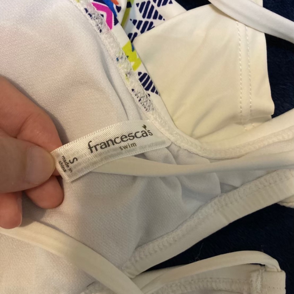 泳衣 美國購入 Francescas 泳衣 比基尼 bikini 民族風 波西米亞風 圖騰 幾何圖形 歐美風 美國品牌-細節圖3
