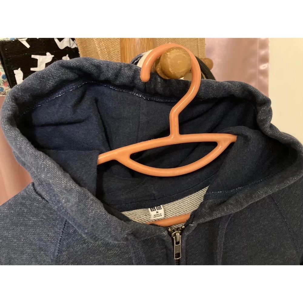 UNIQLO 女裝 休閒連帽外套 外套 牛仔藍 jacket-細節圖2