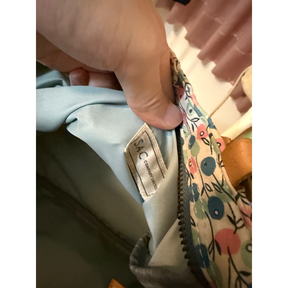 日本品牌 包包 花卉 托特包 肩背包 手提包 兩用包 女包 古著 淑女 氣質 小清新 皮革包包-細節圖4