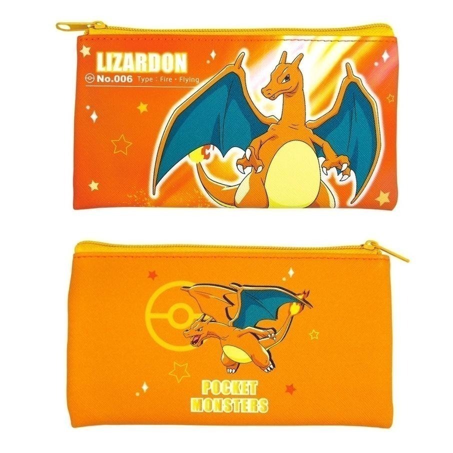 日本寶可夢筆袋 Pokémon 星光系列 收納包 鉛筆盒 噴火龍 日本正版-細節圖3