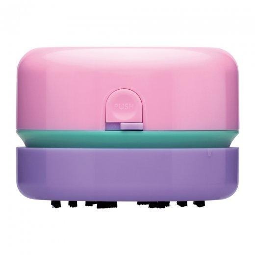 【日本SONiC】桌面清潔器 桌面迷你吸塵器 清理橡皮擦屑 Liana Tiara Susie 粉色 藍色-細節圖5