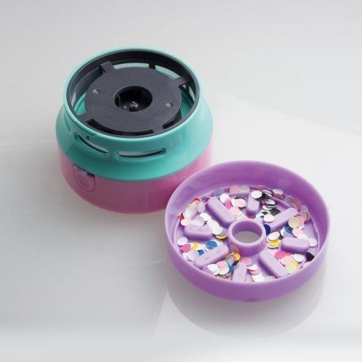 【日本SONiC】桌面清潔器 桌面迷你吸塵器 清理橡皮擦屑 Liana Tiara Susie 粉色 藍色-細節圖8