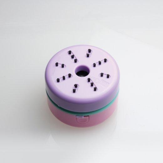 【日本SONiC】桌面清潔器 桌面迷你吸塵器 清理橡皮擦屑 Liana Tiara Susie 粉色 藍色-細節圖9