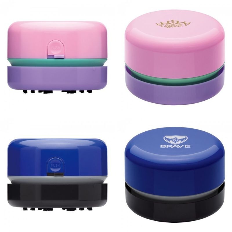 【日本SONiC】桌面清潔器 桌面迷你吸塵器 清理橡皮擦屑 Liana Tiara Susie 粉色 藍色-細節圖10