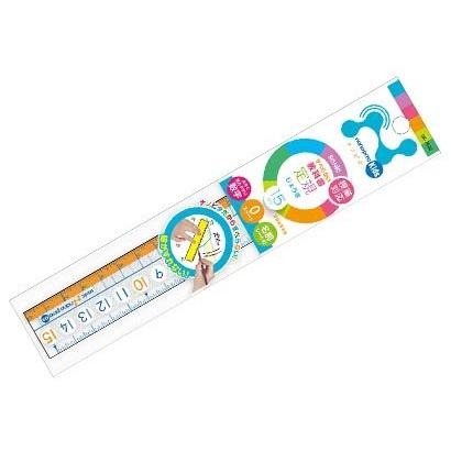 【日本SONiC】學童用大數字 直尺 三角板 量角器-細節圖2