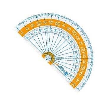 【日本SONiC】學童用大數字 直尺 三角板 量角器-細節圖7