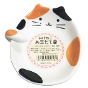 【現貨-日本TANAKA HASHITEN】玳瑁貓湯勺架 可站立 陶瓷碟  湯杓擺放盤  瓷器湯杓盤(不含湯杓)-規格圖4