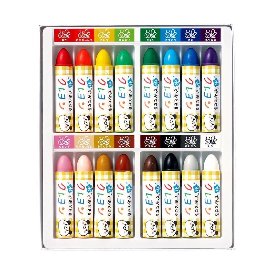 【現貨-日本SAKURA】兒童可水洗蠟筆 水溶性蠟筆 12色 16色 無毒蠟筆-細節圖5